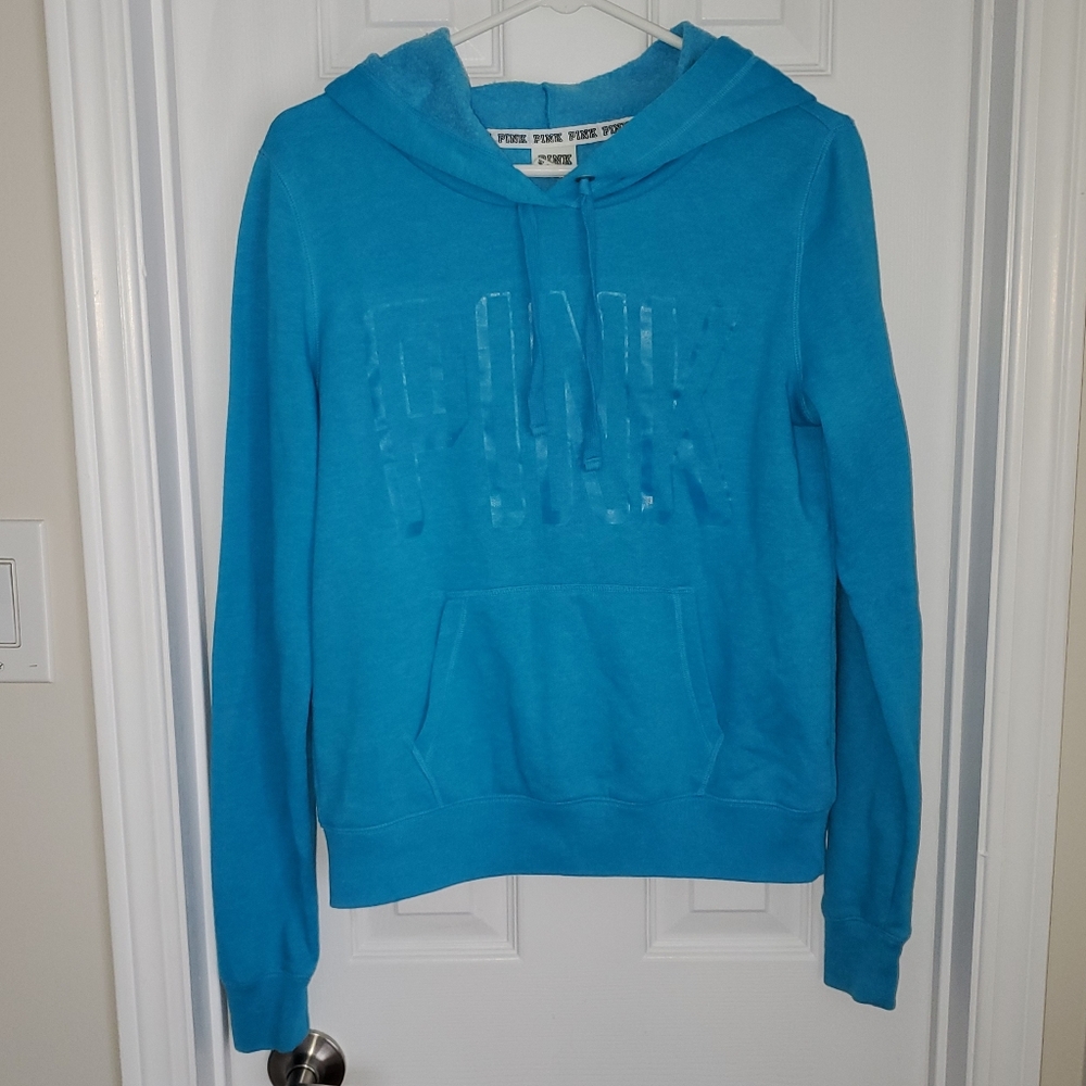 Pink by VS Soft Comfy Bright Blue Hoodie